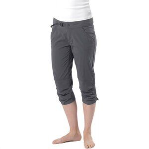 prAna Jasmine Knicker - Stretch DWR hiking pant - Womens 8 - Slate gray